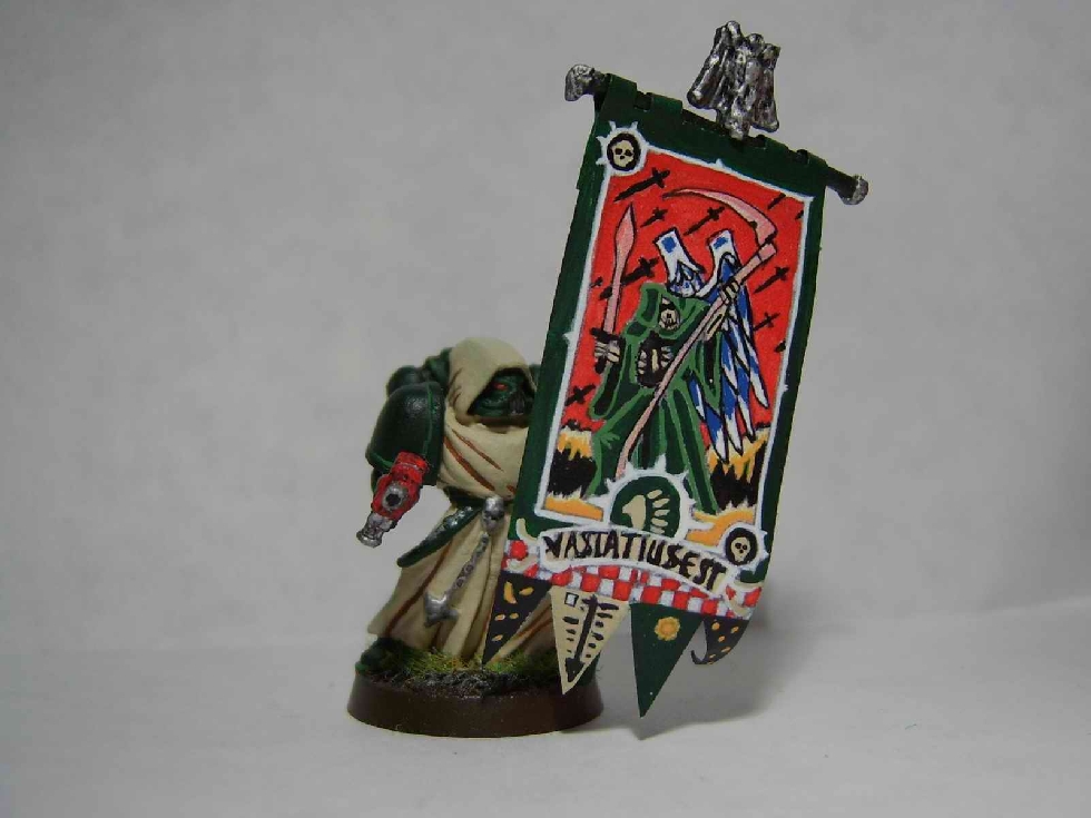 Dark Angels Company Standard Bearer