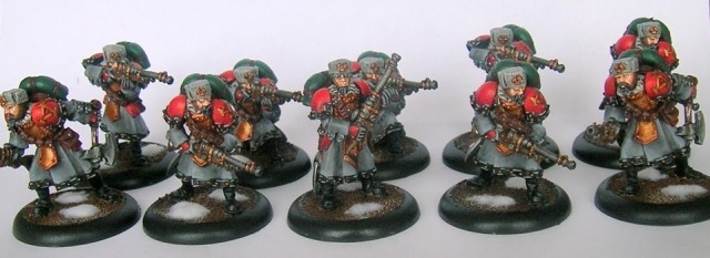 Khador Winter puskások