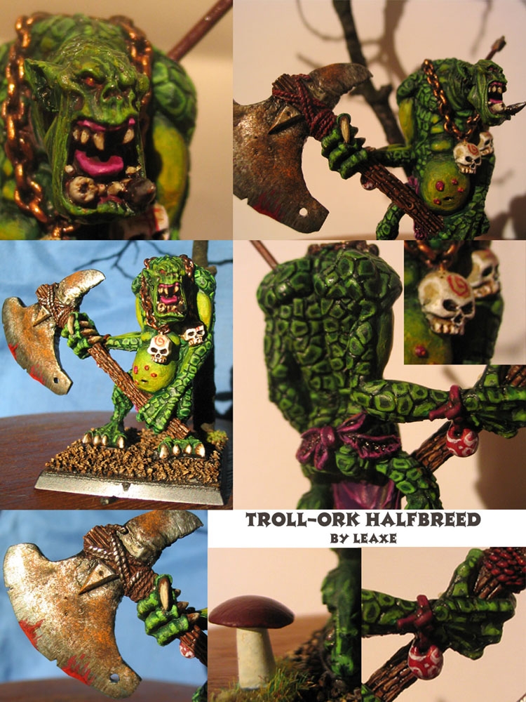 Troll-ork félvér hóhér