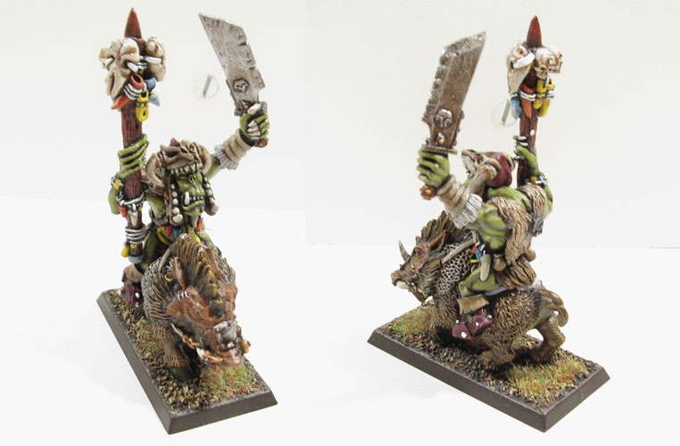 Warhammer Orc Shaman on Boar...